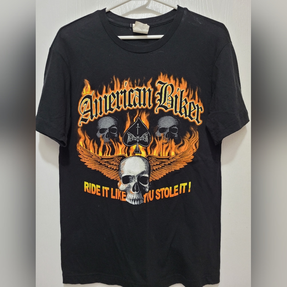 Mens American Biker TShirt